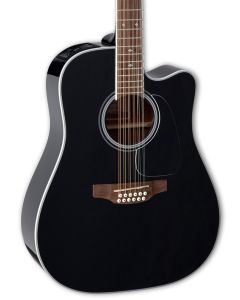 Takamine GD38CEBLK Black Gloss - 12 String Acoustic Electric Guitar