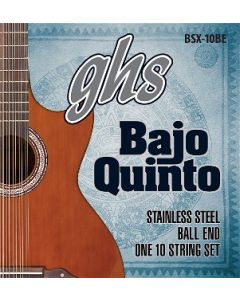 GHS BSX-10 Bajo Quinto Stainless Steel Set - Ball End