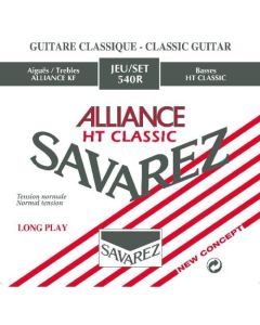 Savarez 540R Normal Tension - Alliance HT Classic Set of 6 Classical Guitar Strings