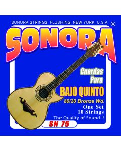 Sonora Bajo Quinto Set - 80/20 Bronze - Ball End