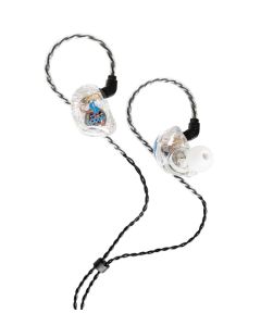Stagg SPM-435 TR Sound Isolating Quad Driver In-Ear Monitors - Transparent