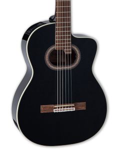 Takamine GC6CE Black Gloss - Nylon 6 String Acoustic Electric Guitar