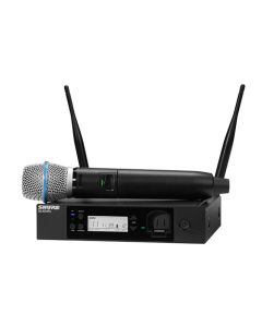 Shure GLXD24R+/B87A-Z3 Digital Wireless Rack System with BETA87A Vocal Microphone