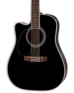 Takamine Legacy EF381SC LH Black Gloss - 12 String Acoustic Electric Left-Handed Guitar