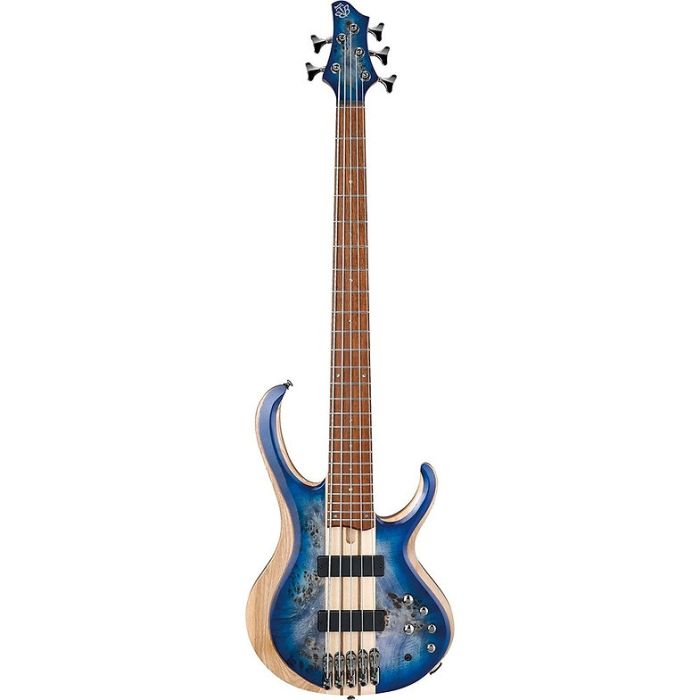 Ibanez Standard BTB845 - 5 String Electric Bass Guitar - Cerulean Blue Burst Low Gloss