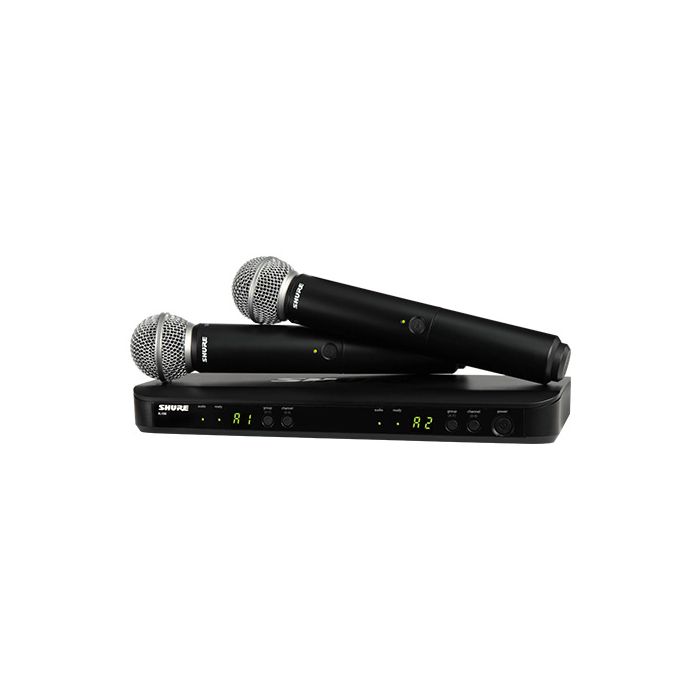 Shure BLX288/SM58 Dual Vocal Wireless System with Two SM58 Handheld Microphones