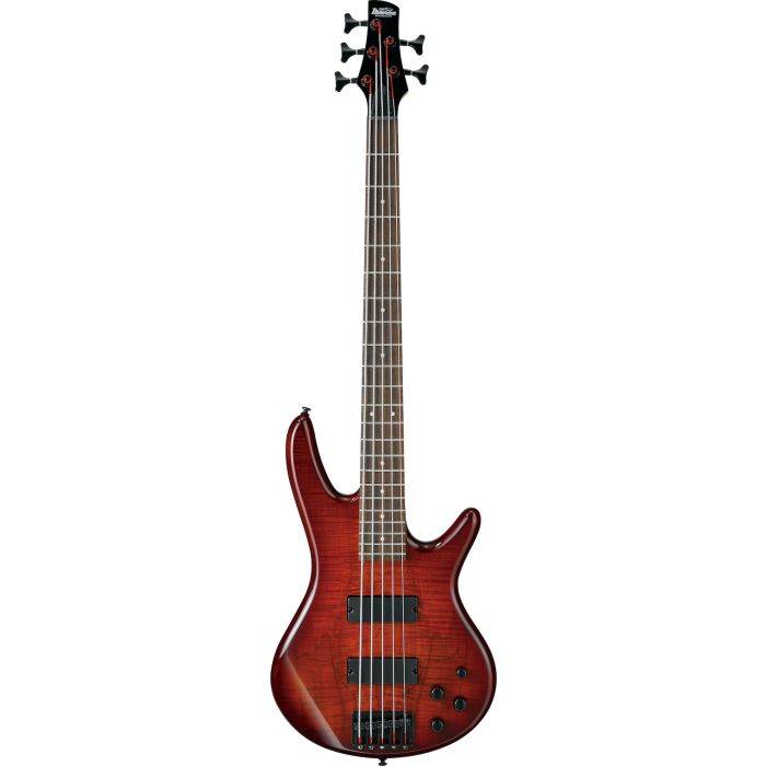 Ibanez GSR205SMCNB - 5 String Electric Bass Guitar - Charcoal Brown Burst