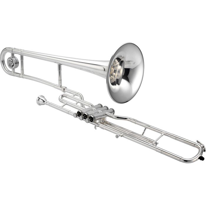 Jupiter JTB720VS Valve C Trombone - Yellow Brass Bell - Silver Plated