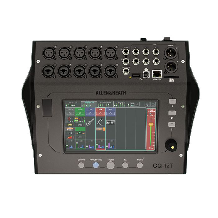 Allen & Heath CQ-12T Ultra-Compact 12in / 8out Digital Mixer