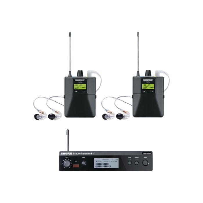 Shure P3TRA215TWP Twinpack Pro Wireless Personal In-Ear Monitor System