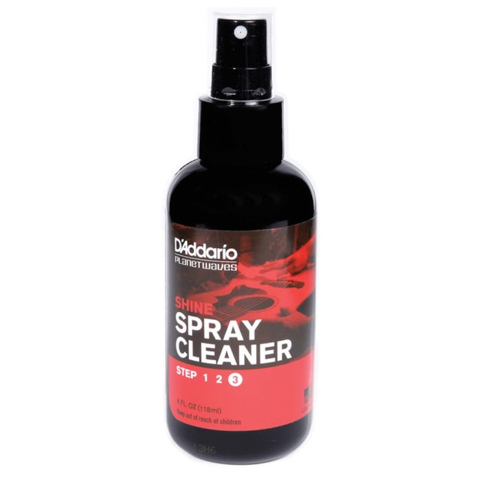 D'Addario Shine Spray Cleaner - 4oz Bottle