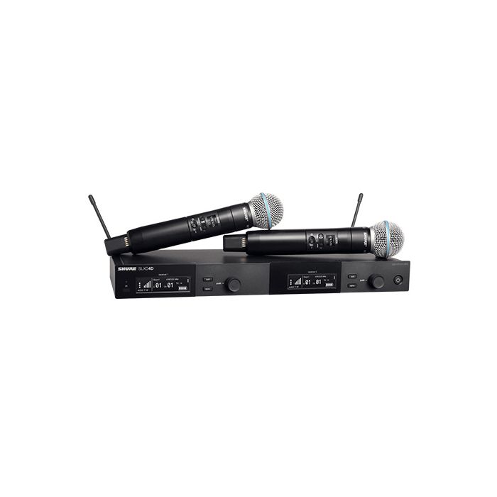 Shure SLXD24D/B58 Dual Wireless System with 2 Handheld Transmitters
