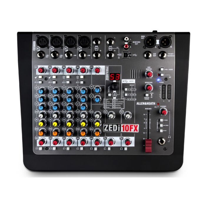 Allen & Heath ZEDi-10FX 4in / 4out 10-channel Analog Mixer